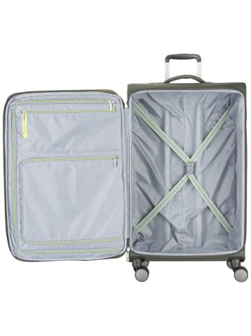 American Tourister Trolley Wanderlite Spinner L Exp in Dark Khaki