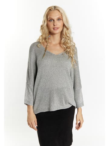 IZIA Pullover in Silber Grau