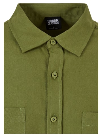 Urban Classics Urban Classics Flanell-Hemden in newolive/newolive