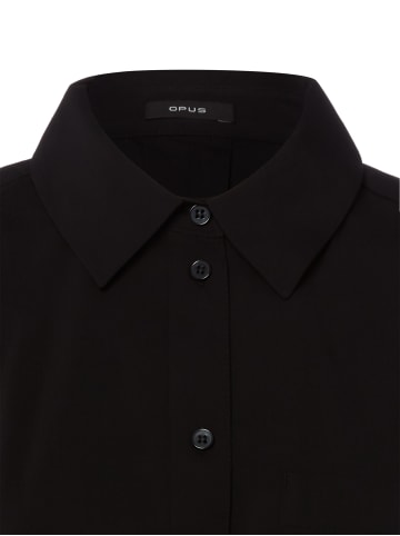 OPUS Bluse Fallerie in schwarz