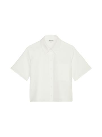 Marc O'Polo DENIM Kurzarm-Bluse regular in Silky White
