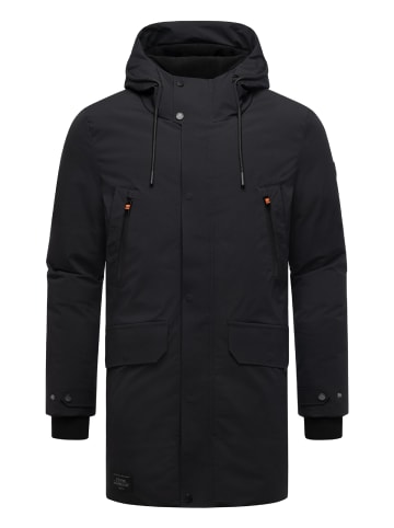 STONE HARBOUR Wintermantel Kitraan XX in Black