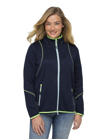 LAURASØN Sweatjacke in marine-melange