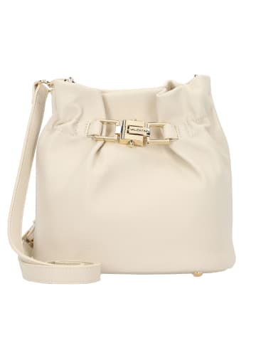 Valentino Fedora Umhängetasche Leder 21 cm in ecru