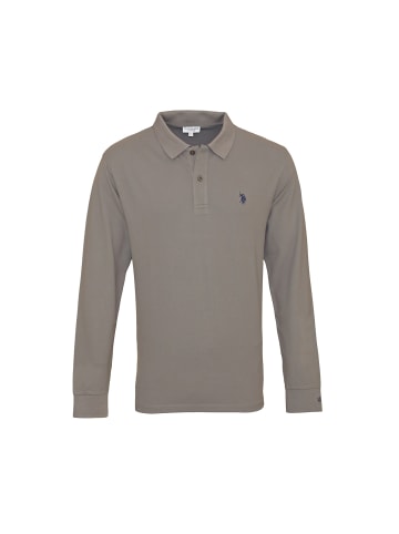 U.S. Polo Assn. U.S. Polo Assn. Poloshirt Longsleeve mit Polokragen in grau