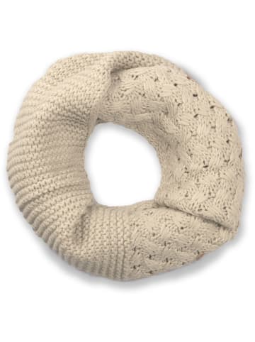styleBREAKER Strick Loop Schal in Beige