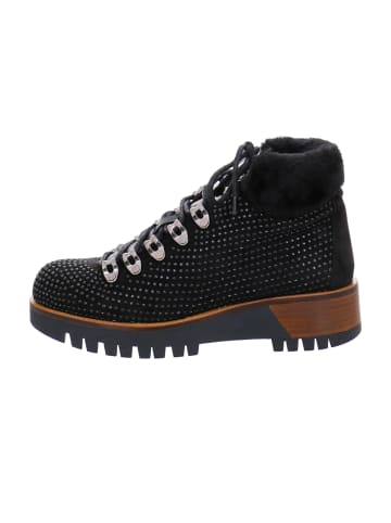 Alpe Schnürboots in Schwarz
