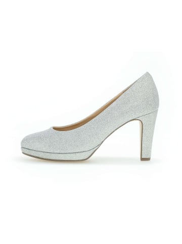 Gabor Fashion Plateau Pumps in silber