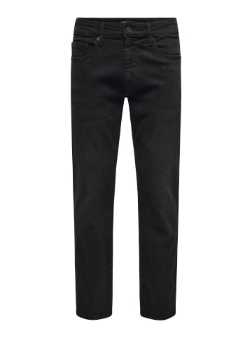 ONLY & SONS Normal geschnitten jeans in Black Denim 1