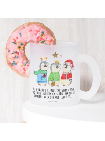 Mr. & Mrs. Panda Pott Winterzeit Heilige drei Könige mit Spruch in Transparent