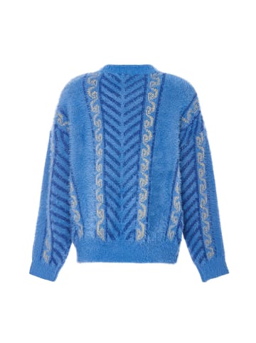 ebeeza Strickpullover in Denim Blau