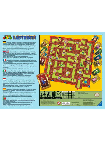 Ravensburger Schiebespiel Super Mario™ Labyrinth Ab 7 Jahre in bunt