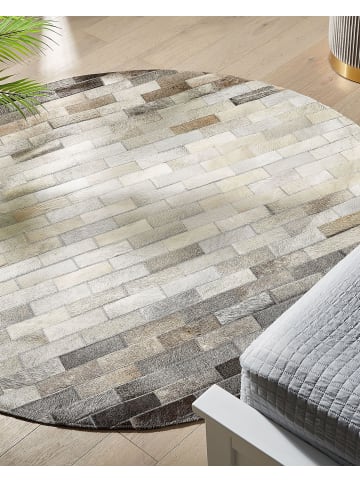 Beliani Patchwork DUTLAR in Braun/Beige - (W) 140 x (H) 1 x (L) 140 cm