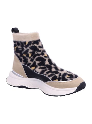 La Strada Stiefelette in beige wooly knit