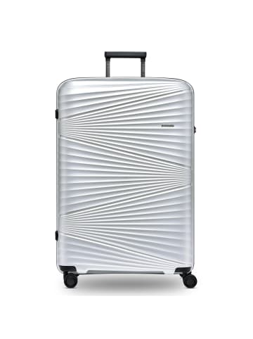 Pactastic Collection 02 THE LARGE 4 Rollen Trolley 77 cm in silver metallic 2