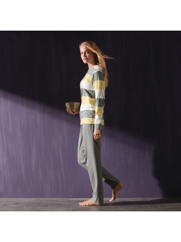 Erwin Müller Single-Jersey Schlafanzug in gelb