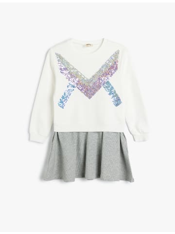 KOTON Kleid in Ekru