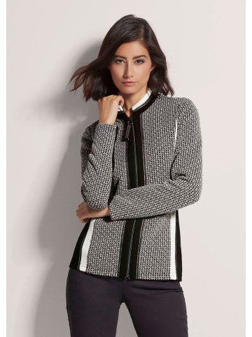 MADELEINE Eleganter Jerseyblazer mit Reißverschluss in wollweiß