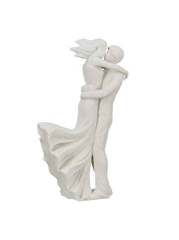 GILDE Figur Couple in the wind weiß - (H) 30,5 cm