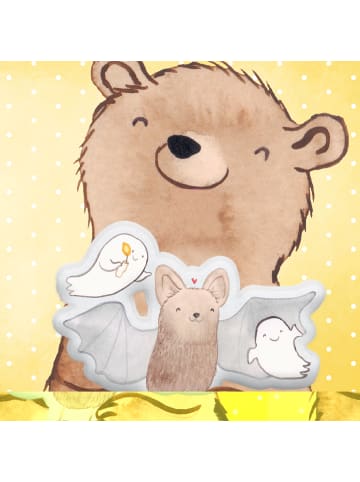 Mr. & Mrs. Panda kuschelkissen tier Fledermaus Gespenster ohne S... in Weiß