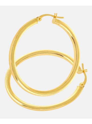 Vanlere Creolen aus 375 Gelbgold