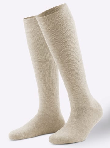 WITT WEIDEN Kompressionskniestrumpf in beige