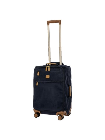 BRIC`s Life - 4-Rollen-Kabinentrolley S 55 cm in blau