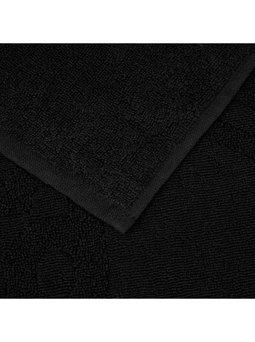 BVB BVB Badetuch schwarz 70 x 180 cm in schwarz