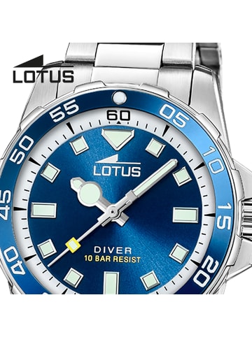 Lotus Chronograph-Armbanduhr Lotus Classic silber mittel (ca. 36,8mm)