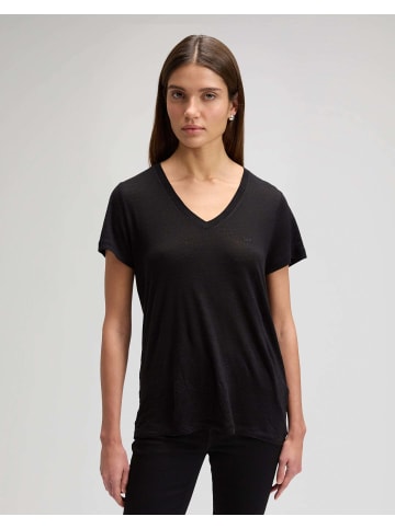Lee T-Shirt V Neck in Black