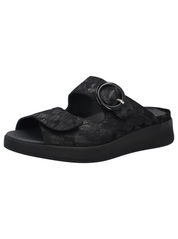 Solidus Pantolette in schwarz