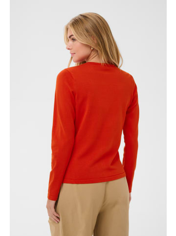 SAINT TROPEZ Strickjacke A8661, Classic fit in Valiant Poppy