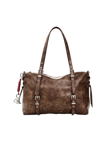 Desigual Umhängetasche 'Half Logo Lanuza' in braun