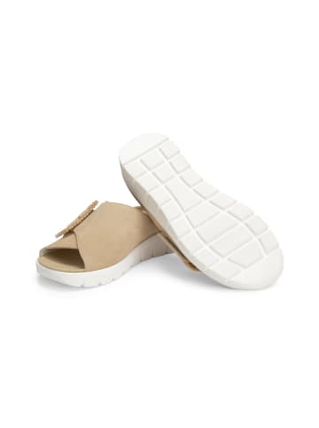 VITAFORM Veloursleder Pantoletten in creme
