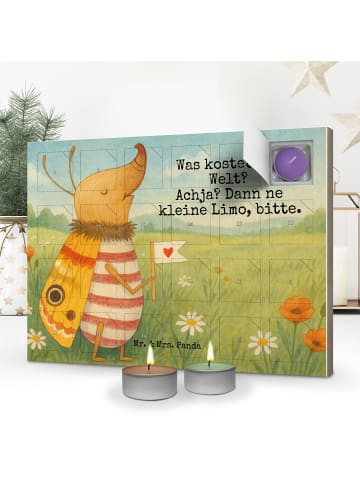 Mr. & Mrs. Panda adventskalender mit duftkerzen Nachtfalter Fähn... in Weiß