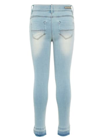 name it Mädchen Cropped Skinny Fit Jeanshose in Blau