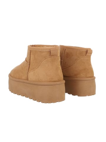 Ital-Design Stiefelette in Camel