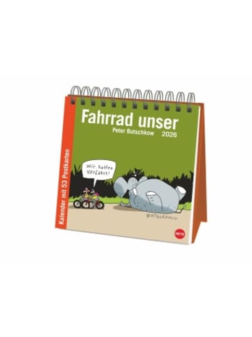 Heye Kalender Kalender - Peter Butschkow: Fahrrad unser Premium-Postkartenkalender 2026