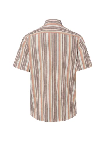 Nils Sundström Hemd in braun beige - 0006