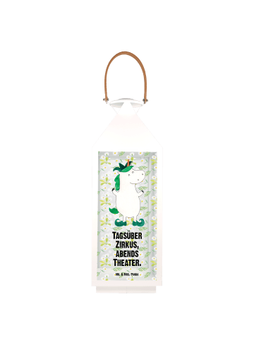 Mr. & Mrs. Panda Laterne Einhorn Joker mit Spruch in Transparent