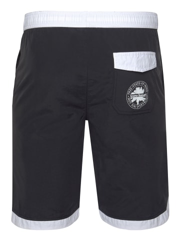 Bruno Banani Boardshorts in Schwarz (Shorts aus nachhaltigem Material)