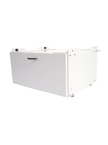 MCW Waschmaschinenunterschrank E50 mit Schublade, Weiß