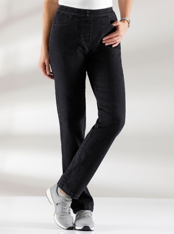 Sieh an! Schlupfjeans in black-denim
