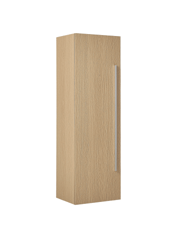Beliani Badezimmerschrank MATARO in Heller Holzfarbton/Silber