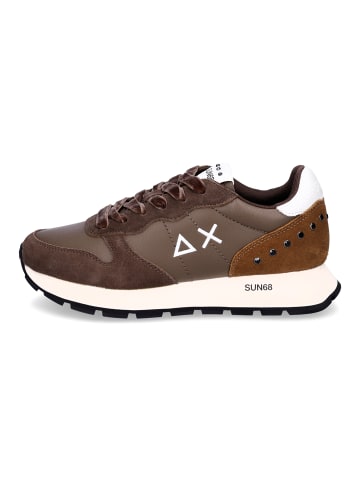 Sun68 Sneaker Ally Studs in Braun