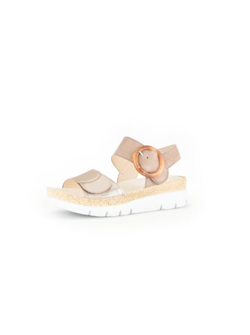 Gabor Fashion Plateau Sandale in beige