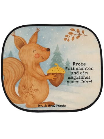 Mr. & Mrs. Panda Sonnenblende Auto Eichhörnchen Weihnachten Desi... in Weiß