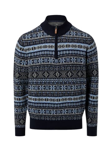 FYNCH-HATTON Pullover in marine hellblau - 0001