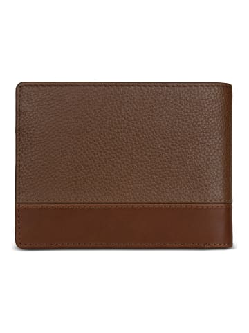 Bugatti Due Geldbörse RFID Schutz Leder 11.5 cm cognac