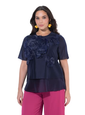 Ulla Popken Blusentop in marine